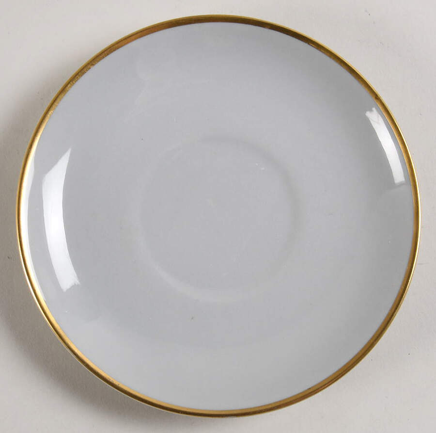 Sylvan-California Gray (Rim) Saucer for Footed Cream Soup Bowl by Flintridge-1