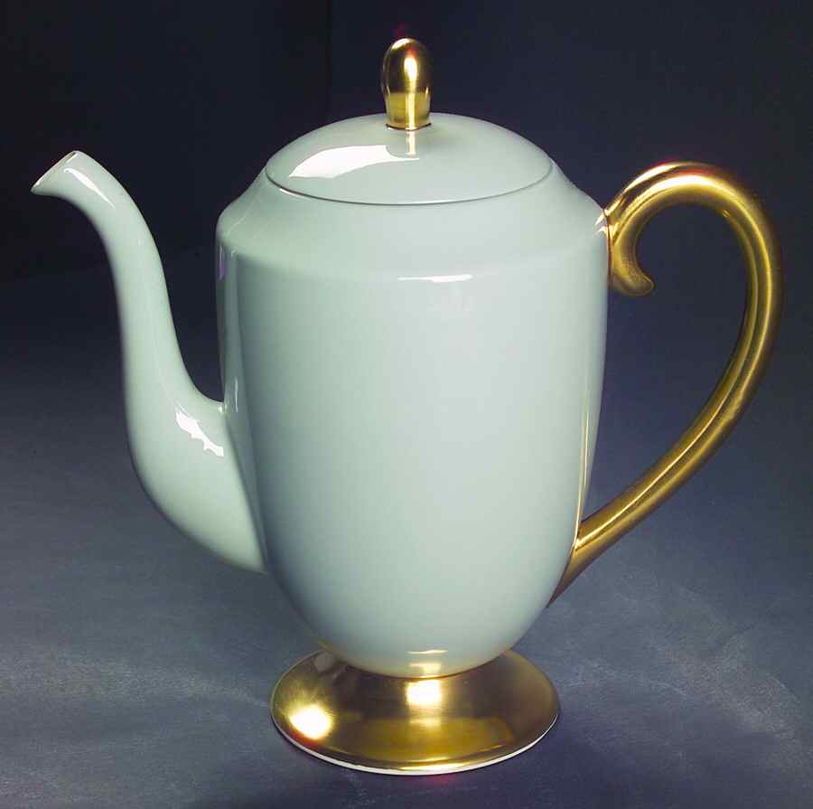 Sylvan-California Gray (Rim) Coffee Pot & Lid by Flintridge-1