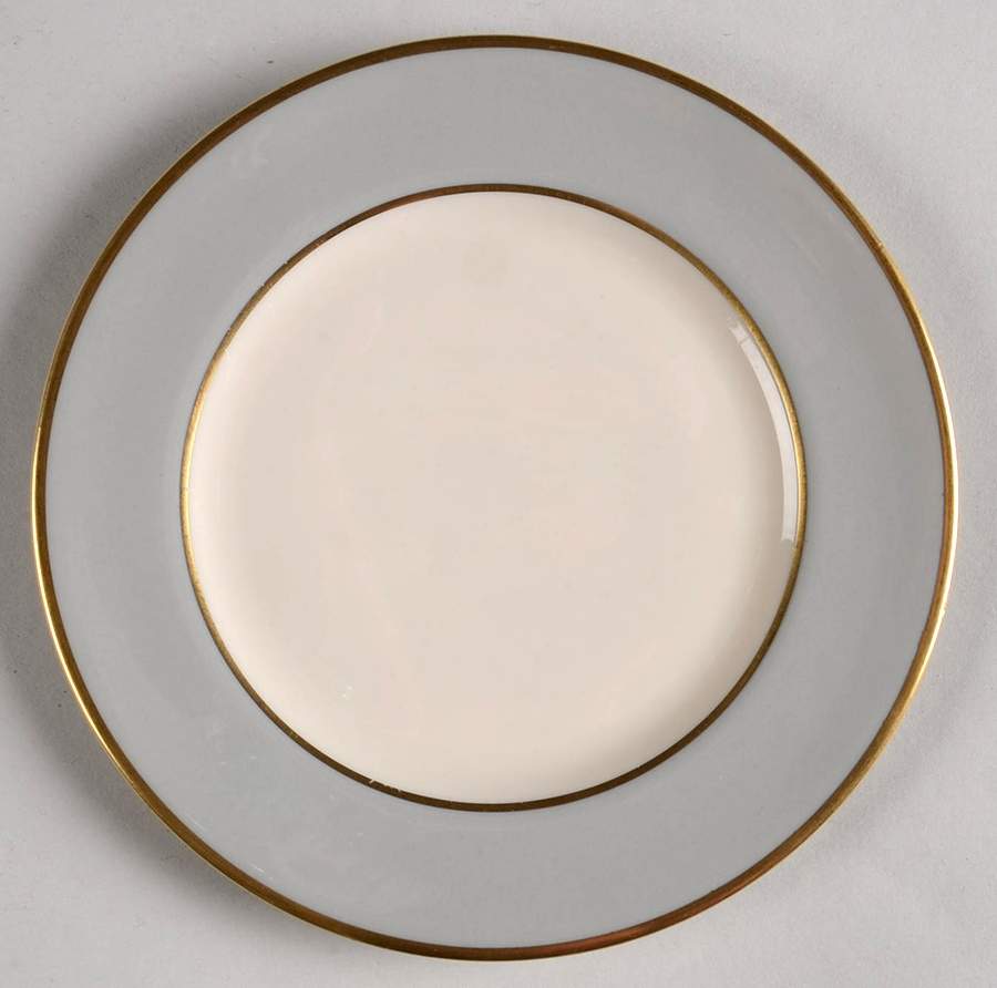 Sylvan-California Gray (Rim) Bread & Butter Plate by Flintridge-1