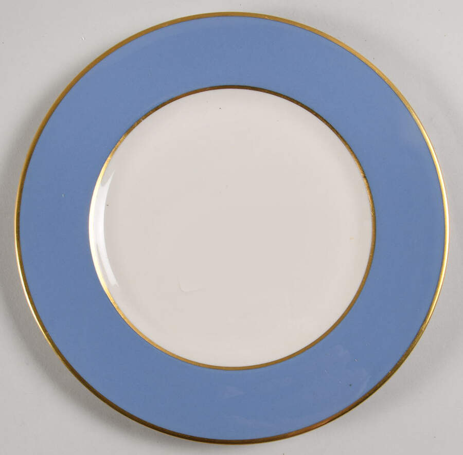 Sylvan-California Strata Blue (Rim) Salad Plate by Flintridge-1