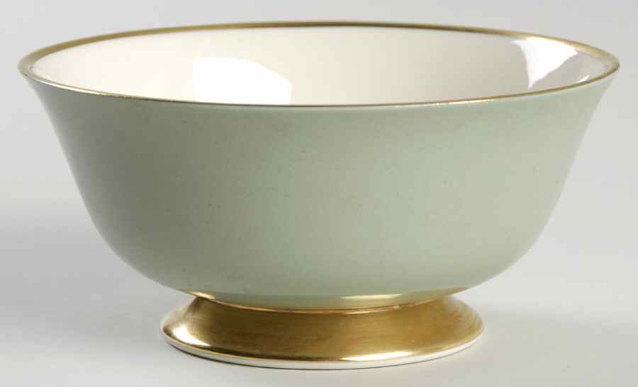 Sylvan-California Sage Green (Rim) Coupe Cereal Bowl by Flintridge-1