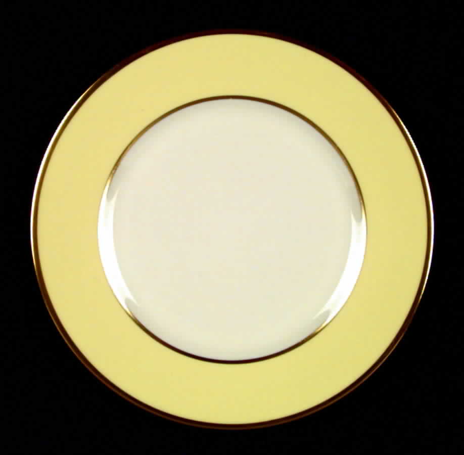 Sylvan-California-Yellow (Rim & Coupe) Salad Plate by Flintridge-1