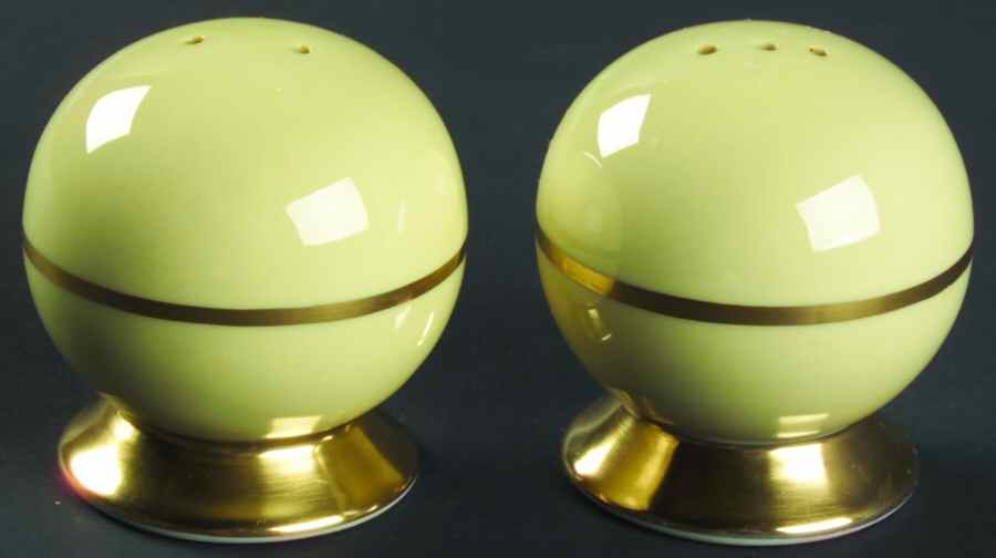 Sylvan-California-Yellow (Rim & Coupe) Salt & Pepper Set by Flintridge-1