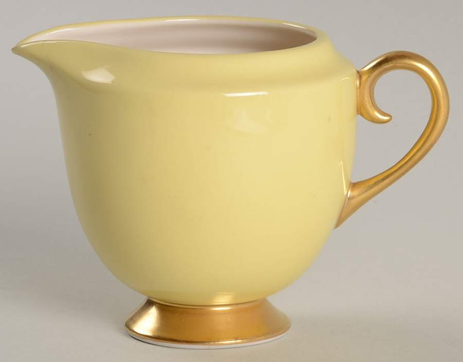 Sylvan-California-Yellow (Rim & Coupe) Mini Creamer by Flintridge-1
