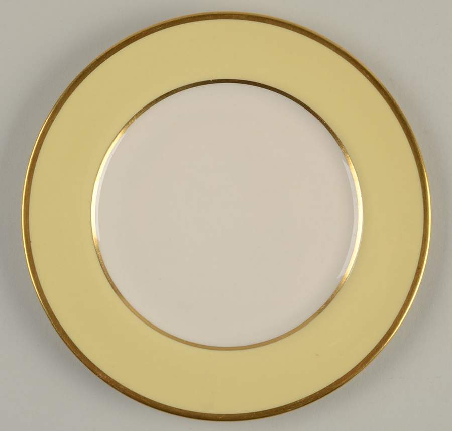Sylvan-California-Yellow (Rim & Coupe) Bread & Butter Plate by Flintridge-1