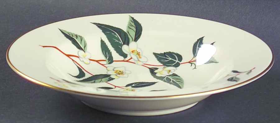 Tea Leaves Rim Soup Bowl by Flintridge-1