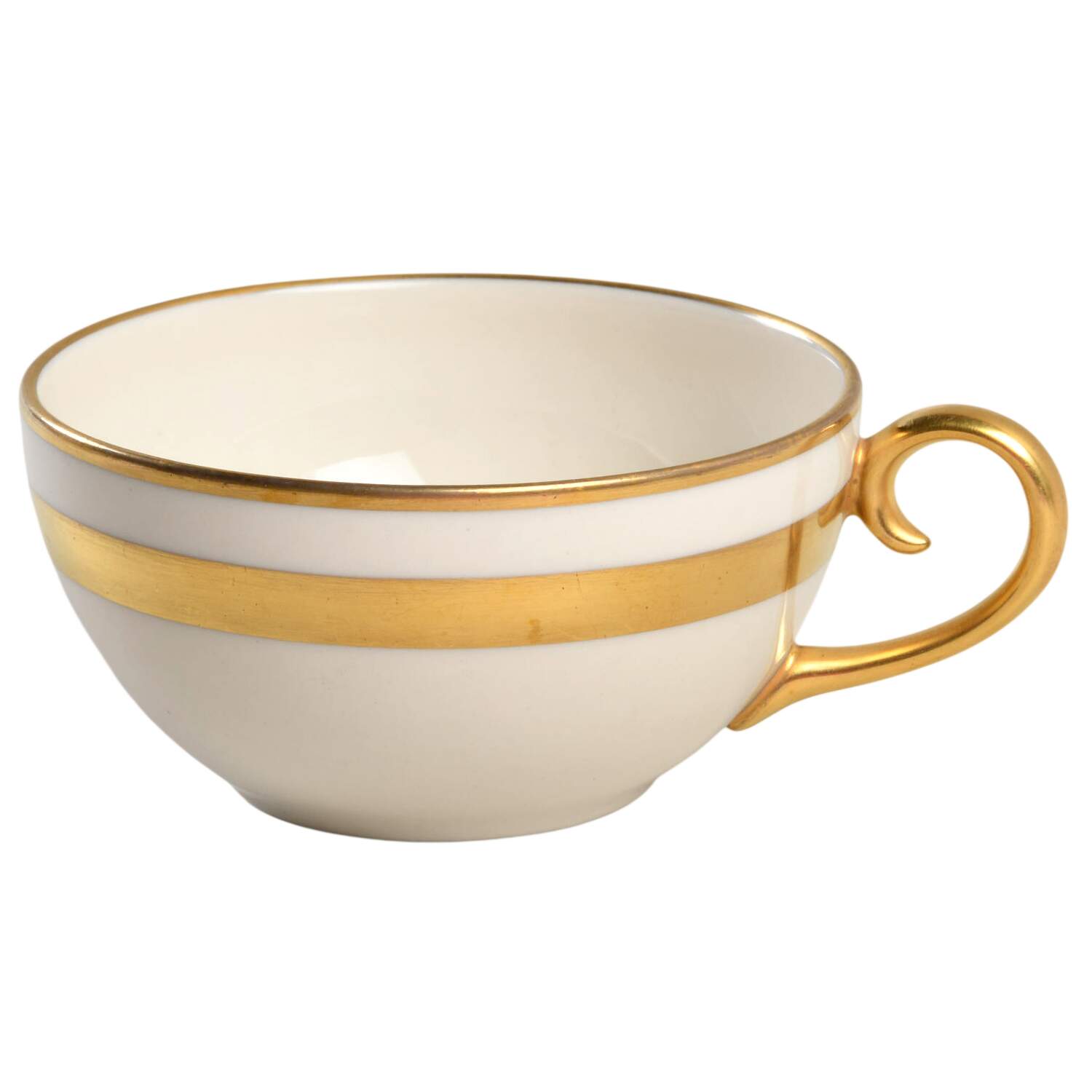 Theme (Wide Gold, Rim & Coupe) Flat Cup by Flintridge-1