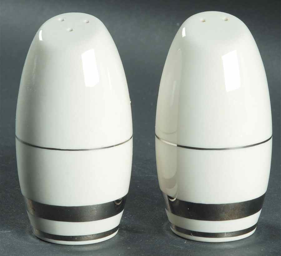 Theme (Wide Platinum, Rim & Coupe) Salt & Pepper Set by Flintridge-1