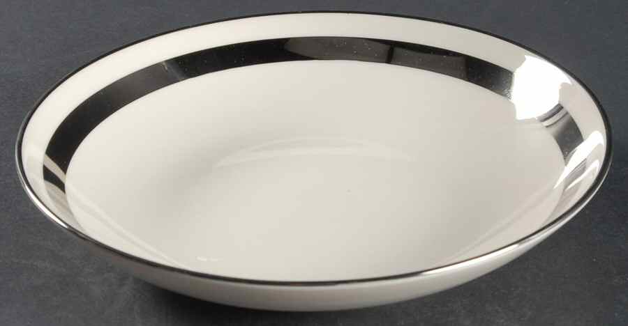 Theme (Wide Platinum, Rim & Coupe) Coupe Soup Bowl by Flintridge-1