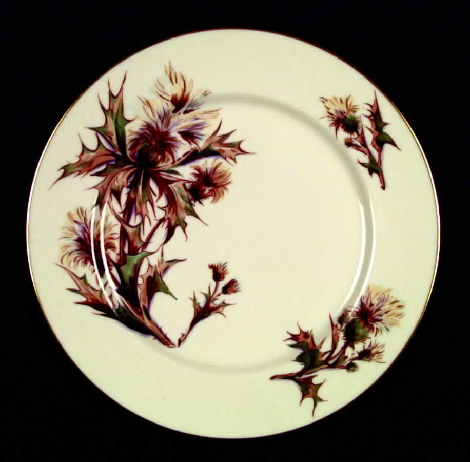 Thistle Dinner Plate by Flintridge-1