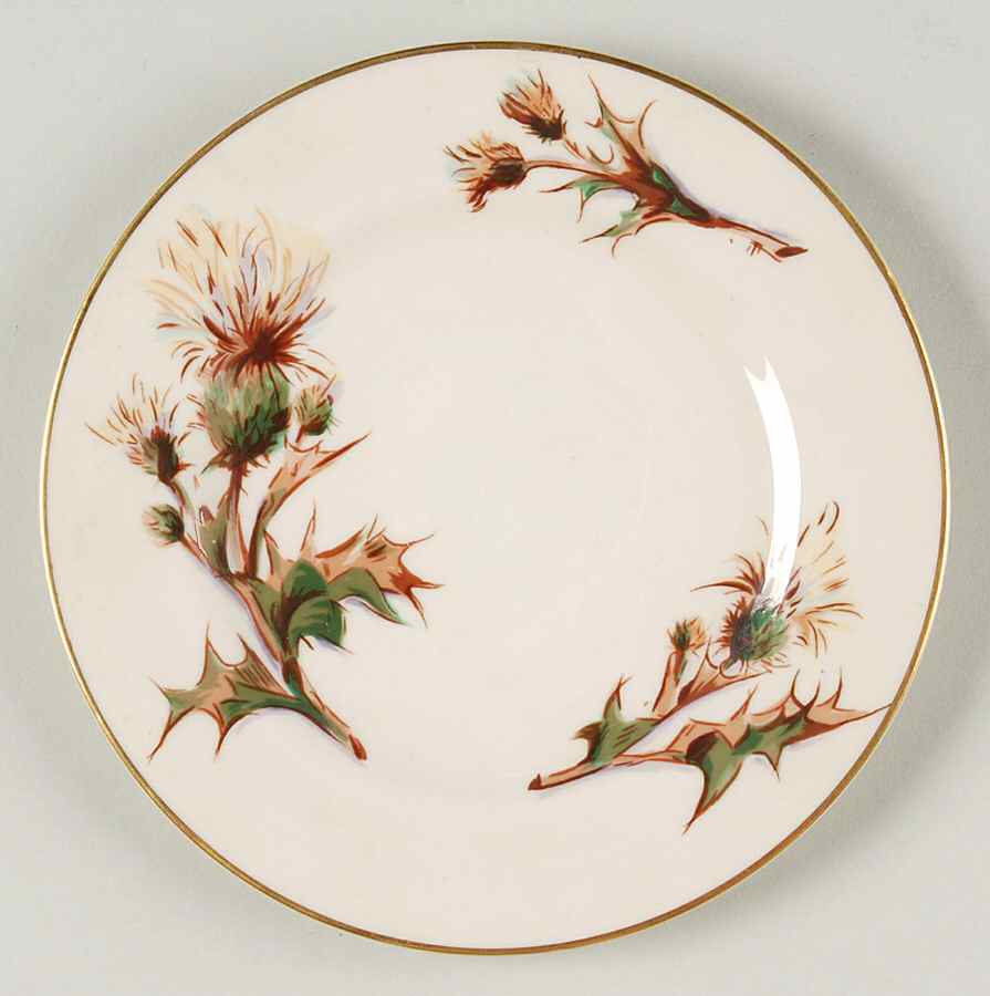 Thistle Bread & Butter Plate by Flintridge-1