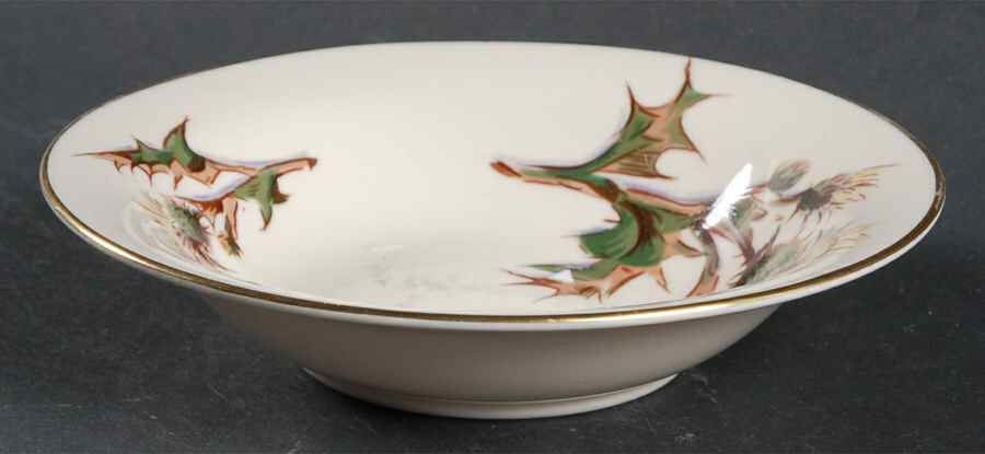 Thistle Fruit/Dessert (Sauce) Bowl by Flintridge-1