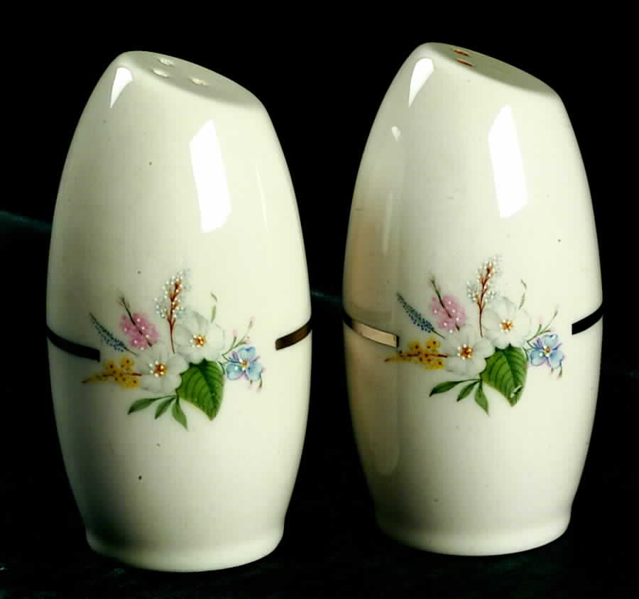 True Love No Color Band (Rim & Coupe) Salt & Pepper Set by Flintridge-1
