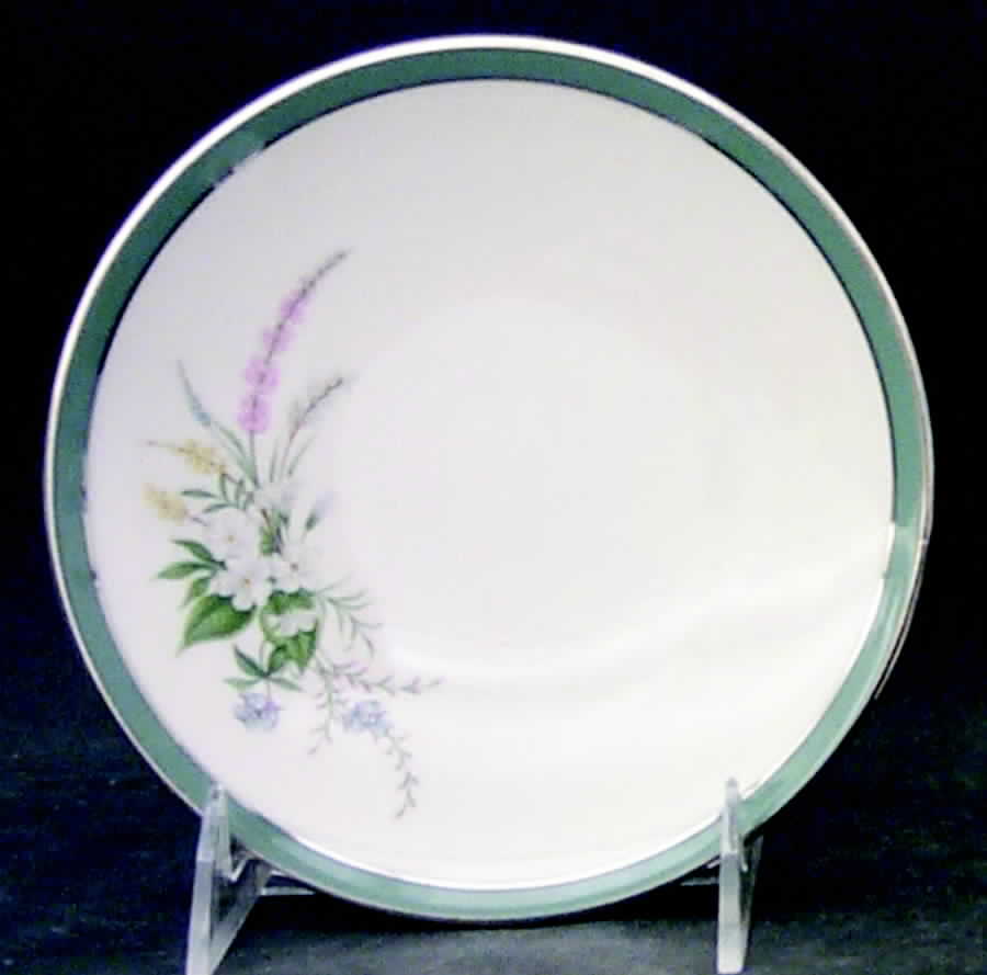 True Love Peacock (Rim) Bread & Butter Plate by Flintridge-1