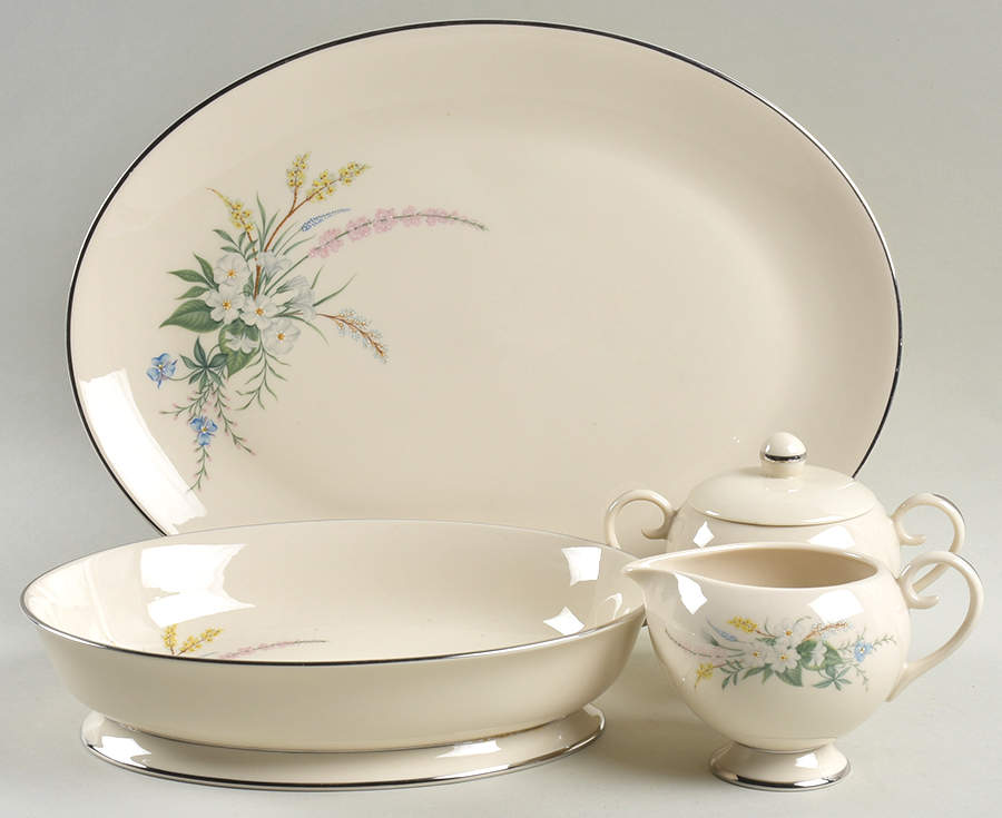 True Love No Color Band (Rim & Coupe) 5 Piece Hostess Set by Flintridge-1