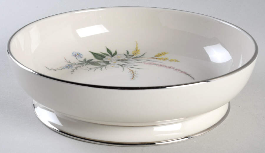 True Love No Color Band (Rim & Coupe) 8" Round Vegetable Bowl by Flintridge-1