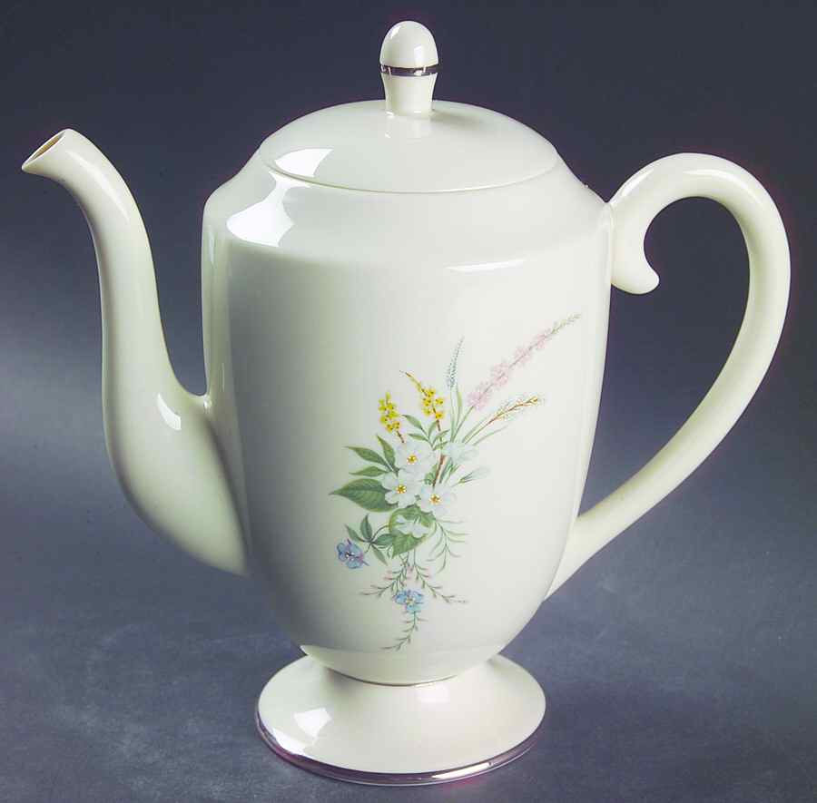 True Love No Color Band (Rim & Coupe) Coffee Pot & Lid by Flintridge-1