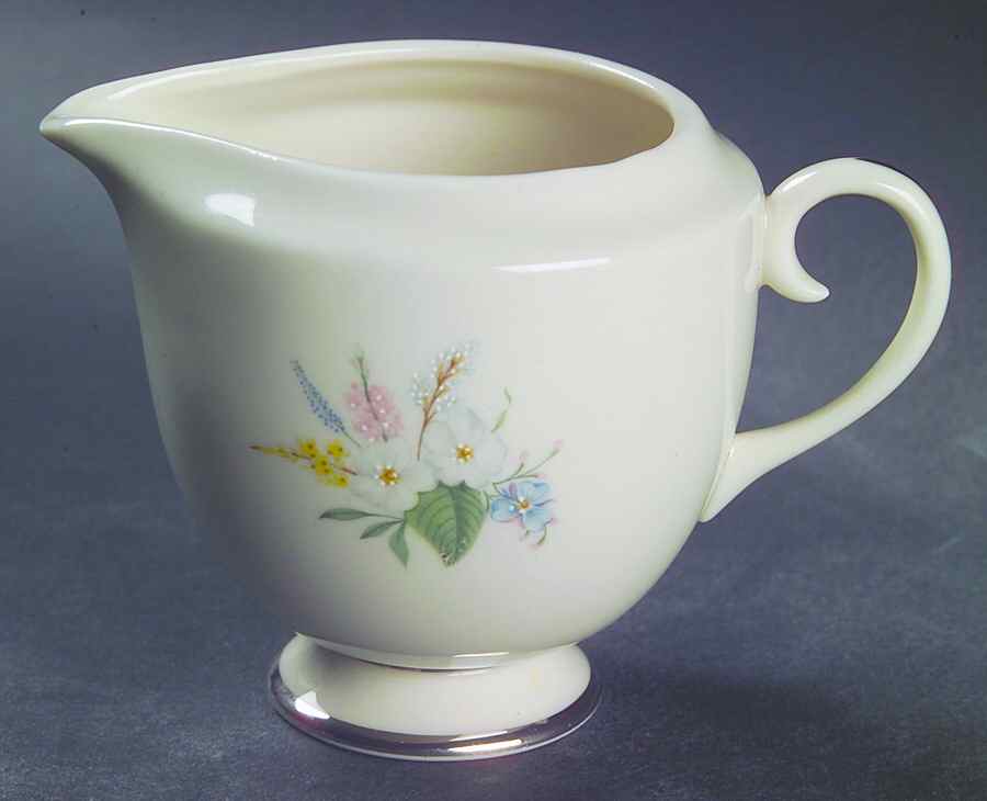 True Love No Color Band (Rim & Coupe) Small Creamer by Flintridge-1