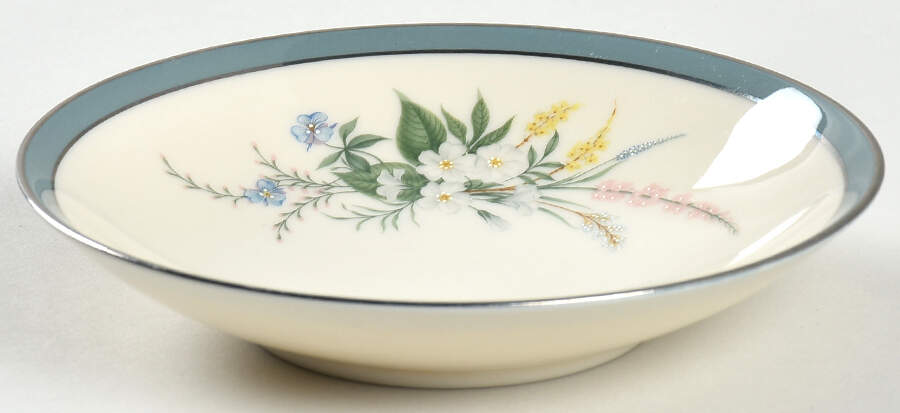 True Love Strata Blue (Rim & Coupe) Fruit/Dessert (Sauce) Bowl by Flintridge-1