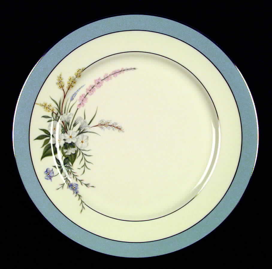 True Love Strata Blue (Rim & Coupe) Dinner Plate by Flintridge-1