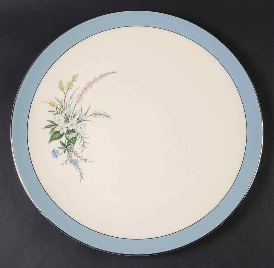 True Love Strata Blue (Rim & Coupe) 14" Chop Plate (Round Platter) by Flintridge-1