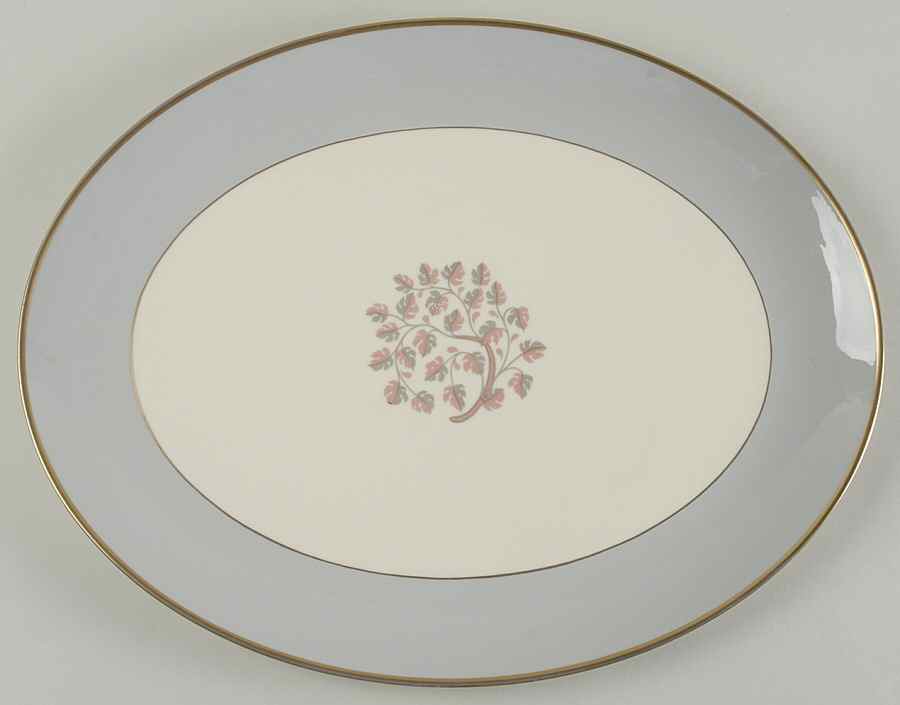Twilight (Gold) 16" Oval Serving Platter by Flintridge-1