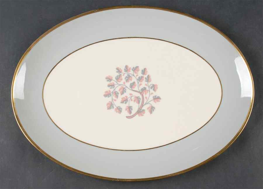 Twilight (Gold) 13" Oval Serving Platter by Flintridge-1