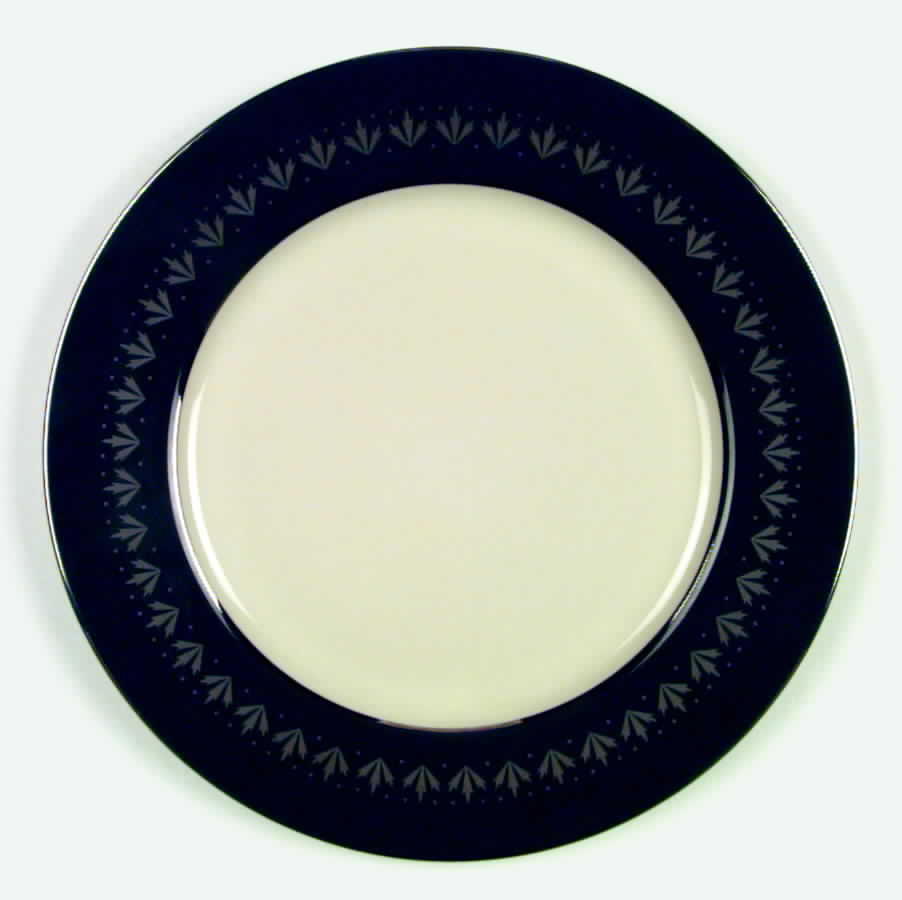 Versailles Black (Rim) Dinner Plate by Flintridge-1