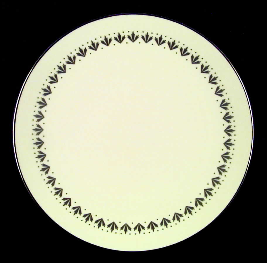 Versailles No Color Band (Rim & Coupe) Coupe Dinner Plate by Flintridge-1