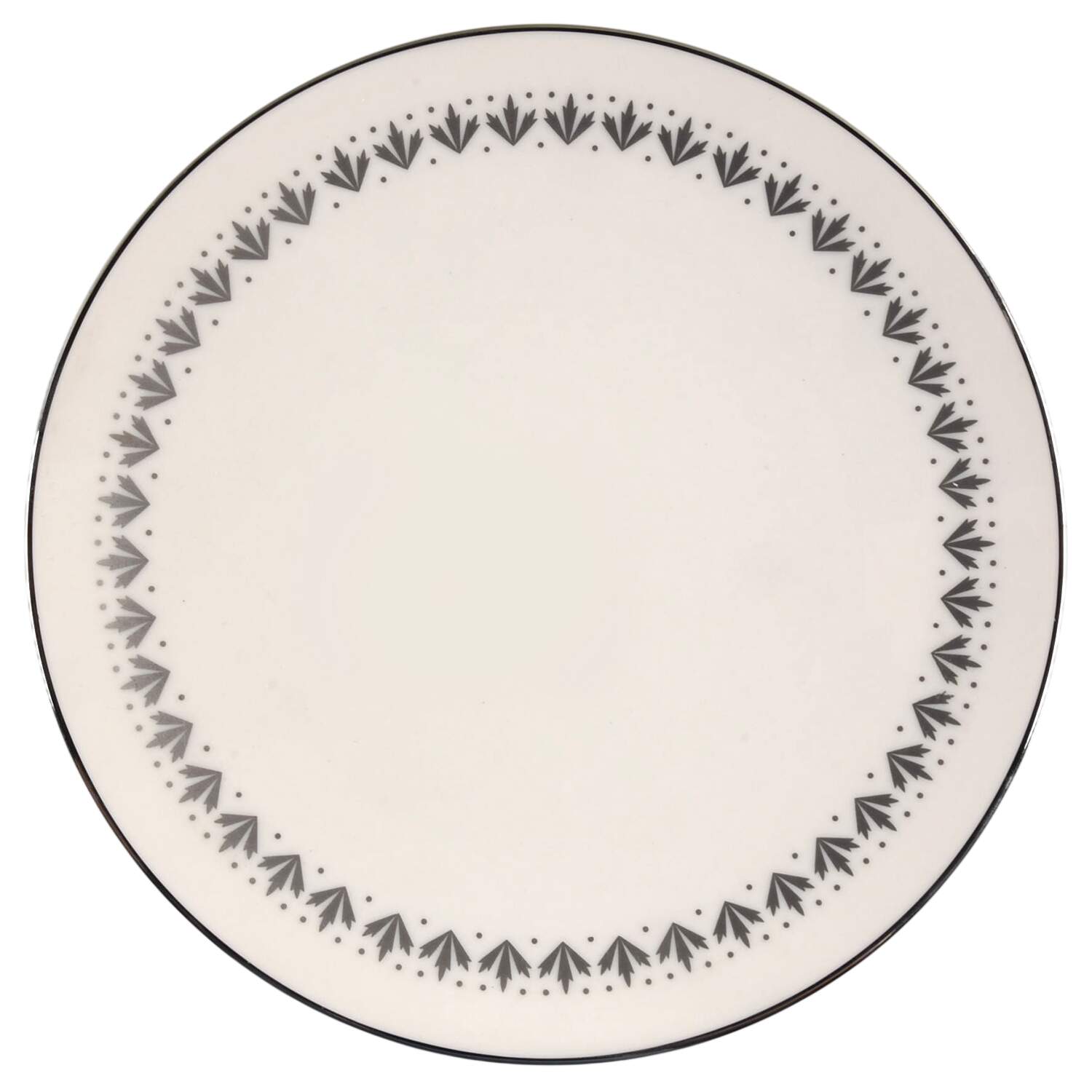 Versailles No Color Band (Rim & Coupe) Coupe Salad Plate by Flintridge-1