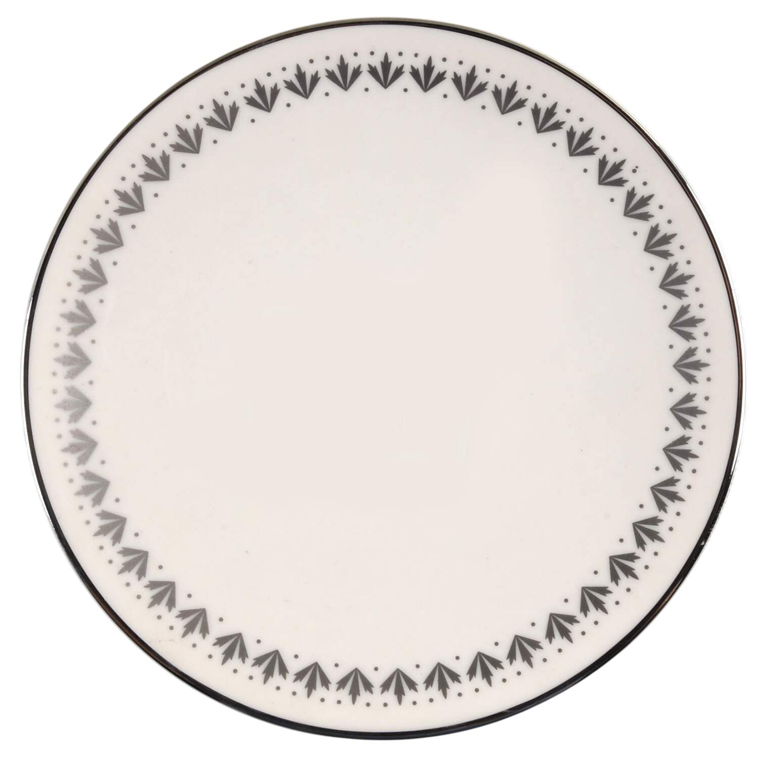 Versailles No Color Band (Rim & Coupe) Coupe Bread & Butter Plate by Flintridge-1