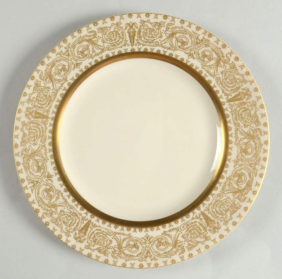 Vienna No Color Band Salad Plate by Flintridge-1