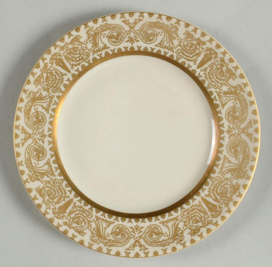 Vienna No Color Band Bread & Butter Plate by Flintridge-1