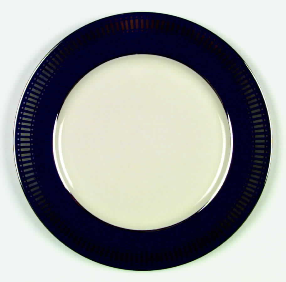 Westgate Dark Blue Dinner Plate by Flintridge-1