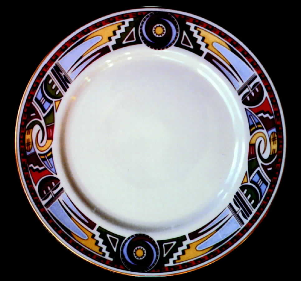 Whirlwind Dinner Plate by Flintridge-1