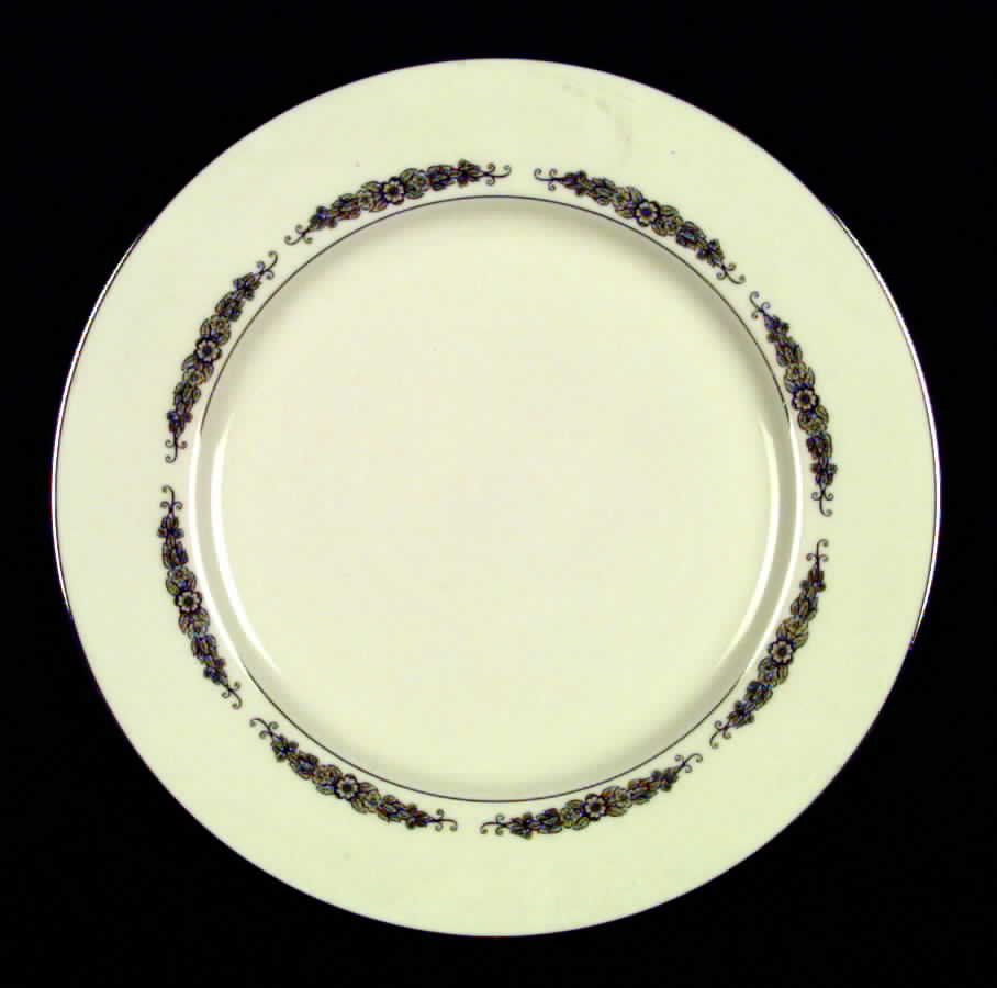 Winter Rose (Rim & Coupe) Dinner Plate by Flintridge-1