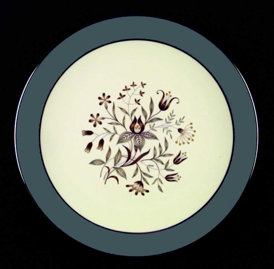 Woodsong Peacock (Rim & Coupe) Coupe Dinner Plate by Flintridge-1