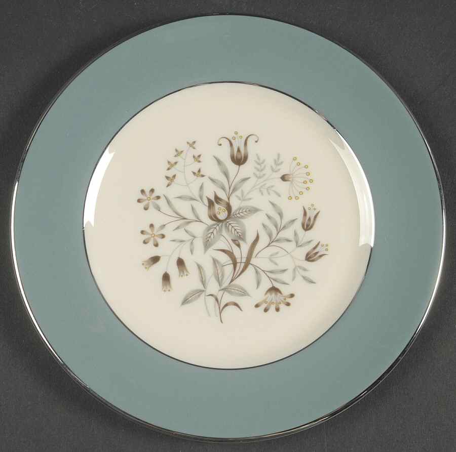 Woodsong Peacock (Rim & Coupe) Bread & Butter Plate by Flintridge-1