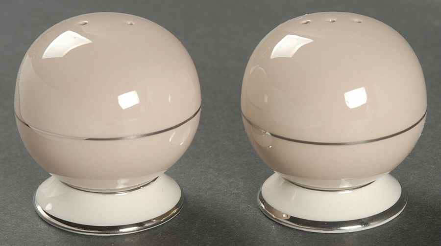 Woodsong Tan (Rim & Coupe) Salt & Pepper Set by Flintridge-1