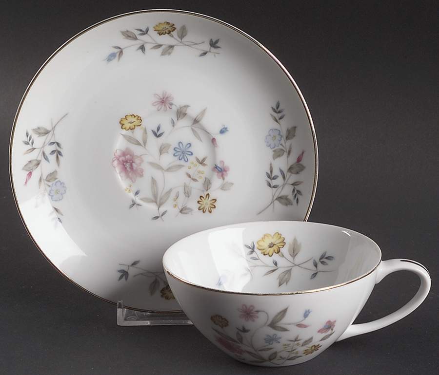 Blossom Time Flat Cup & Saucer Set by Flair-1