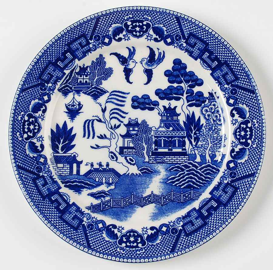 Blue Willow Dinner Plate by Flair-1