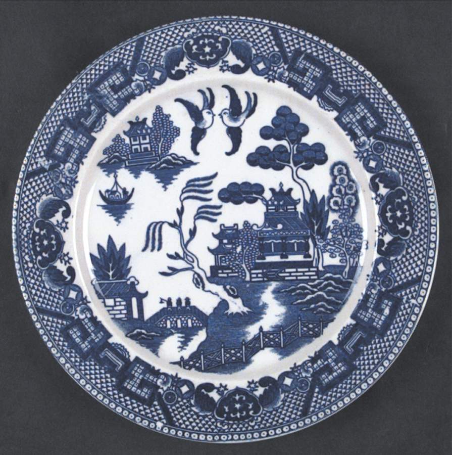 Blue Willow Salad Plate by Flair-1