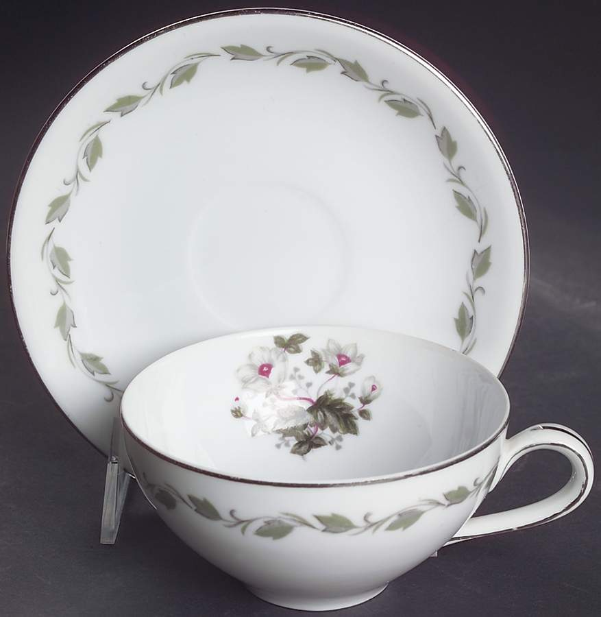 Irene Flat Cup & Saucer Set by Flair-1