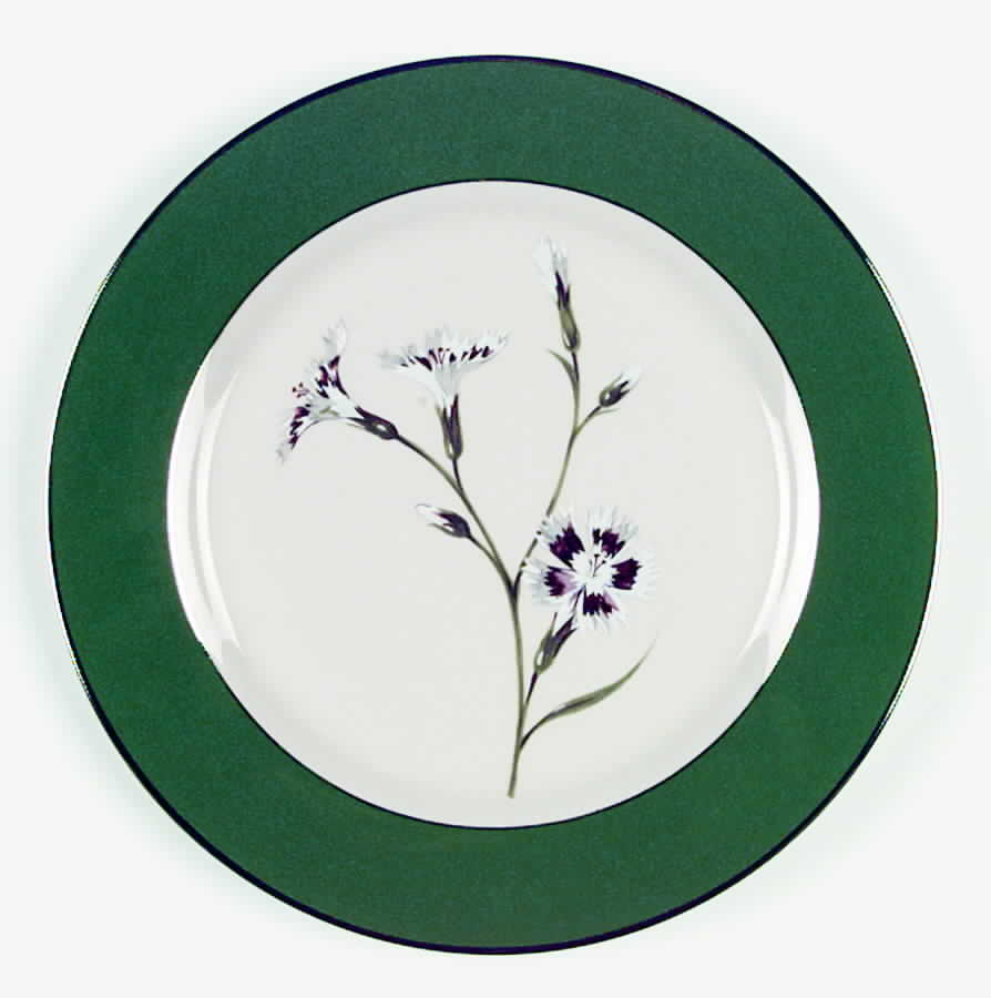 Emerald Carnation Dinner Plate by Fleetwood-1