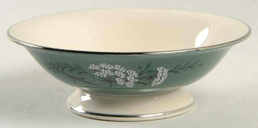 Queen's Lace Green Fruit/Dessert (Sauce) Bowl by Fleetwood-1