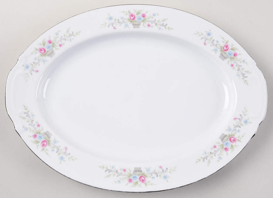 Fantasia 12" Oval Serving Platter by Florenteen-1