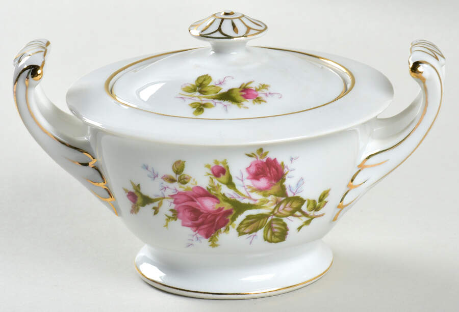 FLP1 Sugar Bowl & Lid by Floral Park-1
