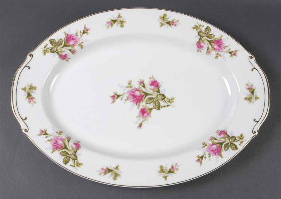 FLP1 16" Oval Serving Platter by Floral Park-1