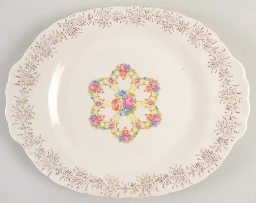 FLW2 12" Oval Serving Platter by Franklinware-1