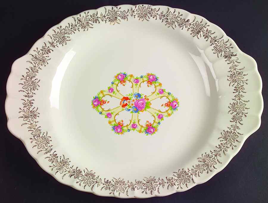 FLW2 13" Oval Serving Platter by Franklinware-1